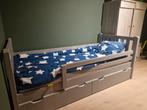 kinderbed Rockwood,Tim / grijs, Kinderen en Baby's, Kinderkamer | Bedden, Ophalen, 85 tot 100 cm, Gebruikt, Lattenbodem