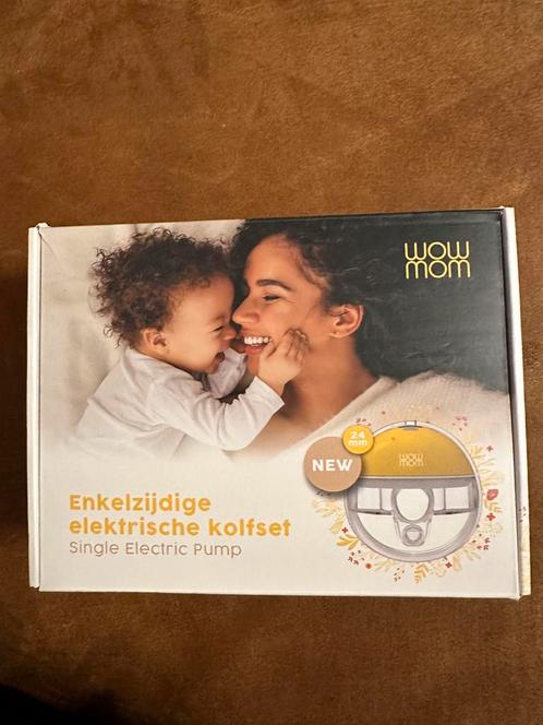WowMom Enkelzijdige Elektrische Kolfset, Kinderen en Baby's, Babyvoeding en Toebehoren, Zo goed als nieuw, Borstkolf, Ophalen of Verzenden