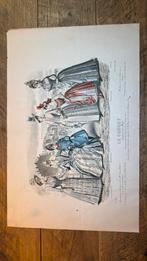 Le coquet paris fashion uit een boek of oud tijdschrift, Ophalen of Verzenden