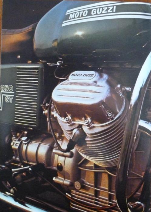 Folder MOTO GUZZI 850 GT 1973, Motoren, Handleidingen en Instructieboekjes, Moto Guzzi, Ophalen of Verzenden