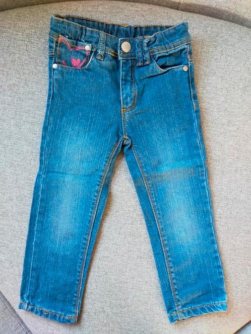 Zgan! Mooie blauwe jeans van Prénatal! Mt 98, Kinderen en Baby's, Kinderkleding | Maat 98, Zo goed als nieuw, Meisje, Broek, Ophalen of Verzenden