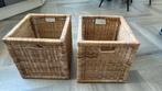 Te koop: 6 rieten manden, Huis en Inrichting, Ophalen, Gebruikt, Mand, Vierkant