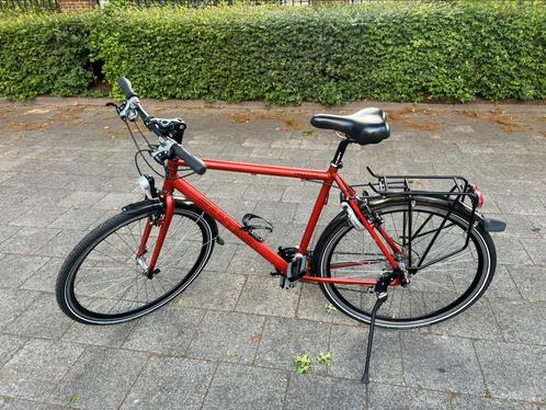 Santos Trekking fiets herenfiets 57 cm, Fietsen en Brommers, Fietsen | Heren | Sportfietsen en Toerfietsen, Gebruikt, Overige merken