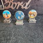 3 retro staande  bureau kalenders, Ophalen of Verzenden, Zo goed als nieuw