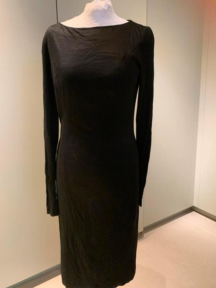 LaDress LBD XS - Zwart Viscose Jersey 2 modellen, Kleding | Dames, Jurken, Zo goed als nieuw, Maat 34 (XS) of kleiner, Zwart, Knielengte