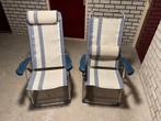 Crespo Campingstoelen (2 stuks), Tuin en Terras, Ophalen of Verzenden, Zo goed als nieuw, Aluminium, Verstelbaar