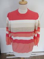 Top/trui 42, koraal/beige/goud/wit streep, niet gedragen, Kleding | Dames, Tops, Overige kleuren, Maat 42/44 (L), Ophalen of Verzenden
