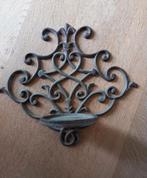 Oude Rustieke kaars wandkandelaar 30/33cm  geldrop mierlo, Ophalen of Verzenden, Hout, Wandkapstok, Minder dan 100 cm