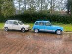 2 keer Renault 4 beige en blauw, Auto's, Oldtimers, Voorwielaandrijving, Stof, Beige, 35 pk