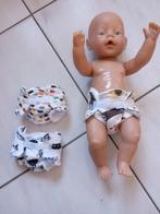 Verschillende luier maten  pop 43 , 32 cm, pop 36 cm  en 34, Ophalen of Verzenden, Nieuw, Babypop
