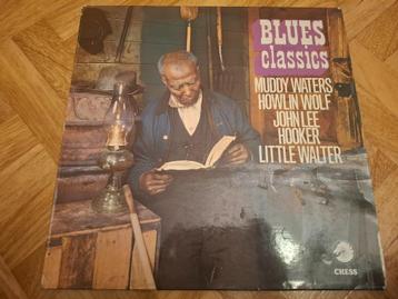 LP - Blues Classics - Muddy Waters/John Lee Hooker/Howlin  beschikbaar voor biedingen