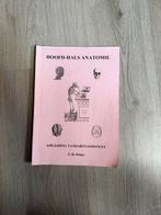 Jaap de Jonge - Hoofd-hals anatomie, Ophalen of Verzenden, Gelezen, Jaap de Jonge