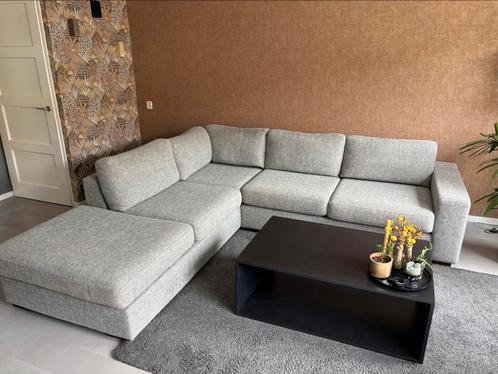 Hoekbank Lucca met ligelement, gekocht bij Goossens, Huis en Inrichting, Banken | Complete zithoeken, Gebruikt, Stof, Ophalen