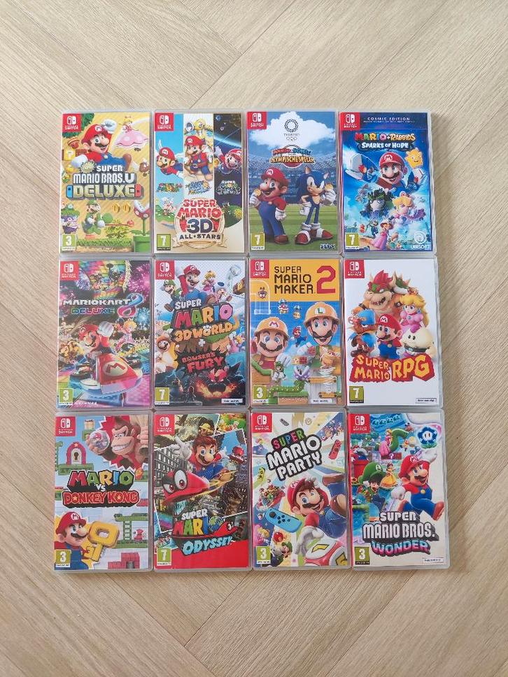 Mario spellen voor de Nintendo Switch!, Spelcomputers en Games, Games | Nintendo Switch, Zo goed als nieuw, Overige genres, 1 speler