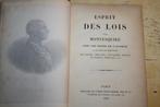 Esprit des Lois Par Montesquieu Over de geest van de wetten, Antiek en Kunst, Antiek | Boeken en Bijbels, Ophalen of Verzenden