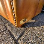 Grote Chesterfield bank 3,5 zits cognac klr, Huis en Inrichting, Ophalen, Gebruikt, Chesterfield, Driepersoons