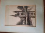 Ets/aquatint van Delft, Antiek en Kunst, Kunst | Etsen en Gravures, Ophalen of Verzenden