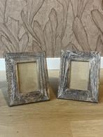 Houten fotolijstjes met witte nerf, Ophalen