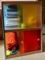 kewlox kast met schuifdeurtjes, frisse, vrolijke kleuren, Kunststof, Modern vrolijk, Minder dan 100 cm, 25 tot 50 cm