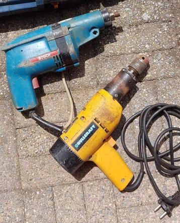 oude boormachines voor onderdelen of verzamelaar beschikbaar voor biedingen