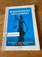 Argumenteren voor Juristen - 2e druk, Ophalen of Verzenden, Gamma, Zo goed als nieuw, HBO