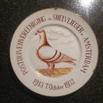 De Snelvlieger Amsterdam - porseleinen bord - 1933, Ophalen of Verzenden