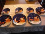 kerstservies 8-delig, Keramiek, Ophalen of Verzenden, Zo goed als nieuw, Bord(en)