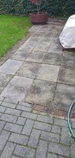 grindtegels 60x40, 58 stuks, Ophalen, Gebruikt, Beton, Terrastegels