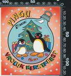 Sticker: Pingu - Vrolijk Kerstfeest, Ophalen of Verzenden, Zo goed als nieuw, Strip of Tekenfilm