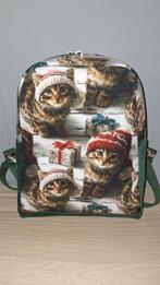 Katten kerst rugtas, Sieraden, Tassen en Uiterlijk, Tassen | Damestassen, Ophalen of Verzenden, Nieuw, Overige typen
