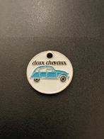 winkelwagenmuntje Citroen eend blauw wit Deux chevaux, Verzamelen, Ophalen of Verzenden