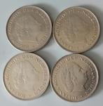 4 x 2 Gulden 50 van juliana unie van utrecht, Ophalen of Verzenden, Nederland, Munten