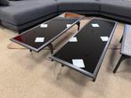 2 Nieuw Rolf Benz 901 413 Salontafel blad glas Design Tafel, Minder dan 50 cm, Nieuw, Glas, Rechthoekig