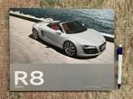 Folder brochure Audi R8 Spyder 2009 nieuw, Boeken, Nieuw, Ophalen of Verzenden, Audi, Audi