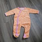 Oranje baby onesie met hartjes, Kinderen en Baby's, Babykleding | Maat 68, Ophalen of Verzenden, Zo goed als nieuw, H&M, Meisje