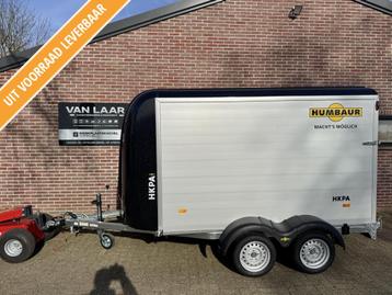 NIEUW Humbaur HKPA Aluminium met laadklep en zijdeur beschikbaar voor biedingen