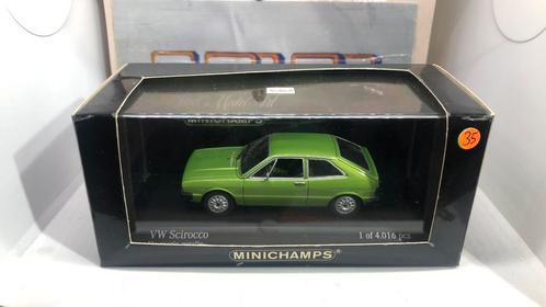 3 vw Volkswagen scirocco mk1 minichamps VAVB zgan, Hobby en Vrije tijd, Modelauto's | 1:43, Zo goed als nieuw, Auto, MiniChamps