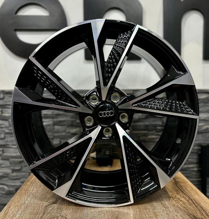 Audi A3 A4 A5 A6 style velgen 18 19 20 inch black nieuw!, Auto-onderdelen, Banden en Velgen, Velg(en), 19 inch, Personenwagen