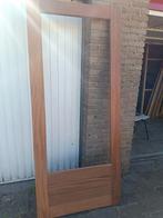 deur merbau voor balkon of tuin 88x201,5, Doe-het-zelf en Verbouw, Deuren en Horren, Ophalen, 80 tot 100 cm, Nieuw, Buitendeur