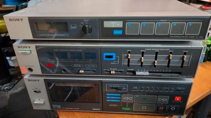 Vintage Sony LBT-V10 Stereo Set - Losse Componenten, Audio, Tv en Foto, Professionele Audio-, Tv- en Video-apparatuur, Gebruikt