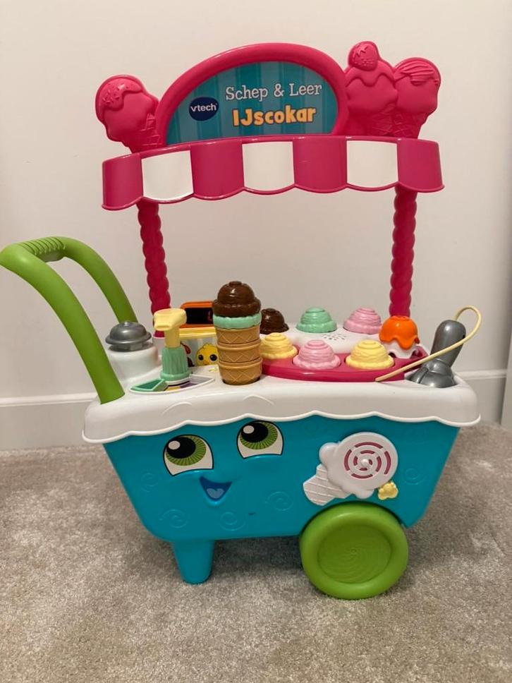 VTech Schep & Leer IJscokar, Kinderen en Baby's, Speelgoed | Vtech, Gebruikt, 6 maanden tot 2 jaar, Ophalen