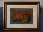 Pastel Stilleven met vruchten Philip Zilcken 1857-1930 30x45, Ophalen of Verzenden