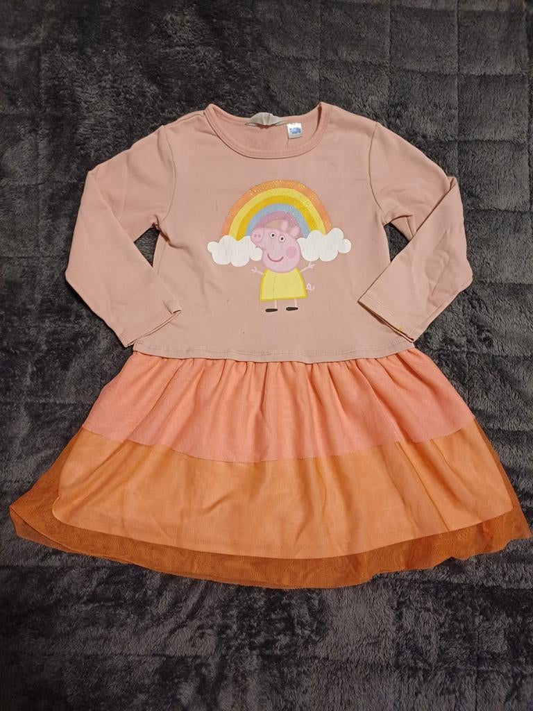 Peppa Pig jurk maat 110-116, Kinderen en Baby's, Ophalen of Verzenden, Gebruikt, Meisje, Jurk of Rok
