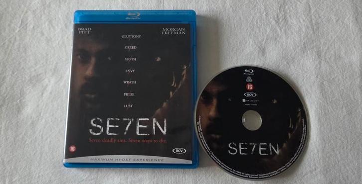 Seven/Thriller/Blu-ray/Brad Pitt, Cd's en Dvd's, Blu-ray, Zo goed als nieuw, Actie, Ophalen of Verzenden