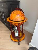 Vintage Wereldbol bar globebar, Huis en Inrichting, Ophalen, Zo goed als nieuw