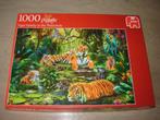 Puzzel Jumbo  JUNGLE TIJGERS 1000 st., Ophalen of Verzenden, 500 t/m 1500 stukjes, Zo goed als nieuw, Legpuzzel