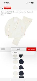 Supreme/Maison Margiela Washed Cotton Suit Size M, Kleding | Heren, Kostuums en Colberts, Ophalen of Verzenden, Zo goed als nieuw