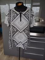 zgan zwart wit shirt/bloes Yessica mt XL, Overige kleuren, Yessica, Maat 46/48 (XL) of groter, Ophalen of Verzenden