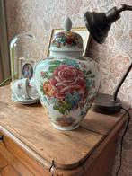 Bonte vaas brocante antiek antieke vaas, Antiek en Kunst, Ophalen of Verzenden