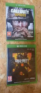 2x xbox one game, Call of Duty WWII en Black Ops., Ophalen of Verzenden, Zo goed als nieuw, Shooter, Vanaf 18 jaar